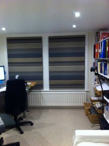 Fab Margo Selby blinds in my office - finished at last!
